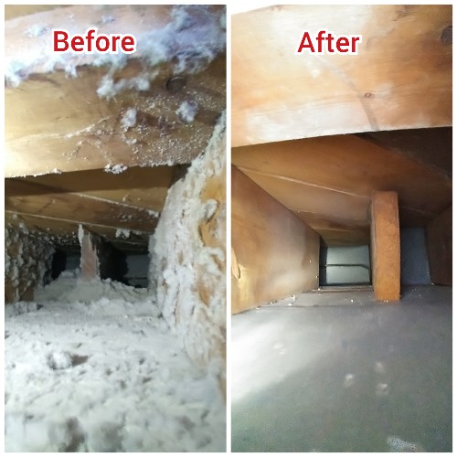 Before and After of Air Duct Cleaning